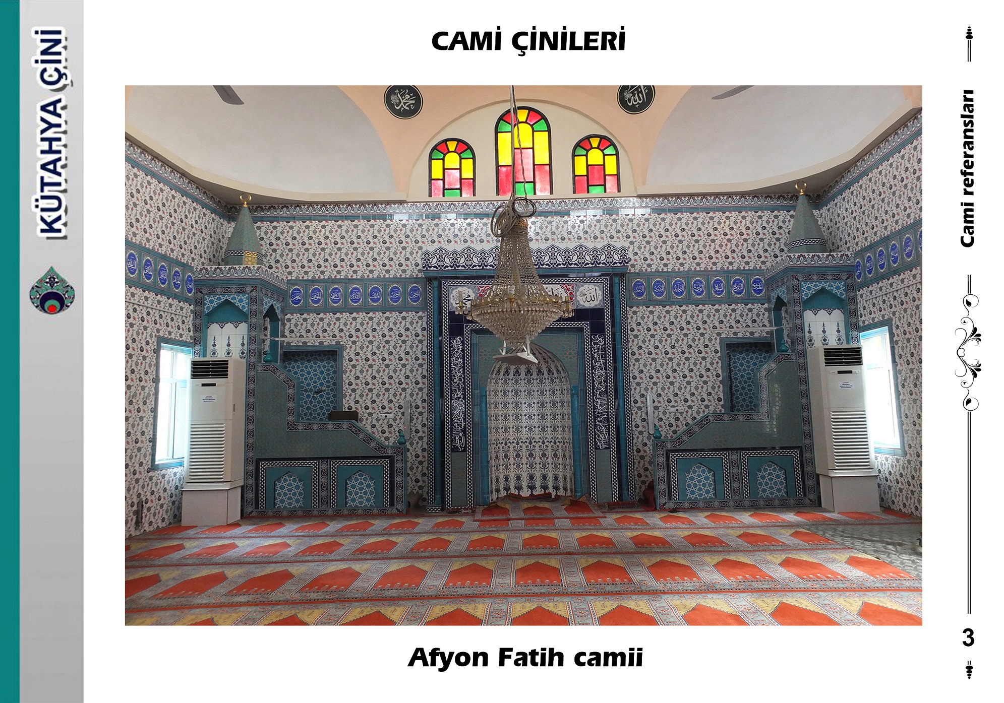 Cami Çinileri-Kütahya Çini